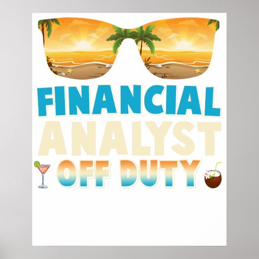 Poster Analyste financier Hors service Vacances d'été De (Devant)