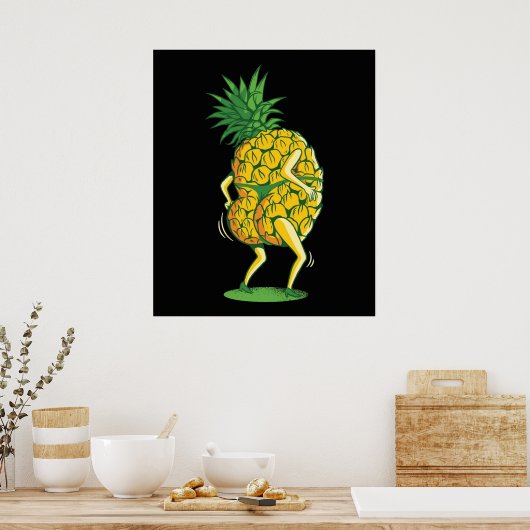 Poster Ananas (Cuisine)