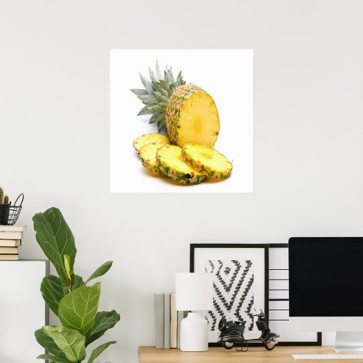 POSTER ANANAS (Bureau à domicile)