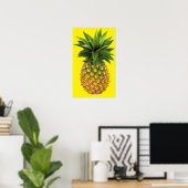 Poster Ananas (Bureau à domicile)
