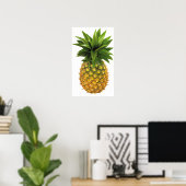 Poster Ananas (Bureau à domicile)
