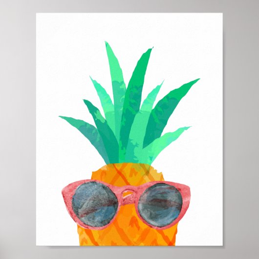 Poster Ananas (Devant)