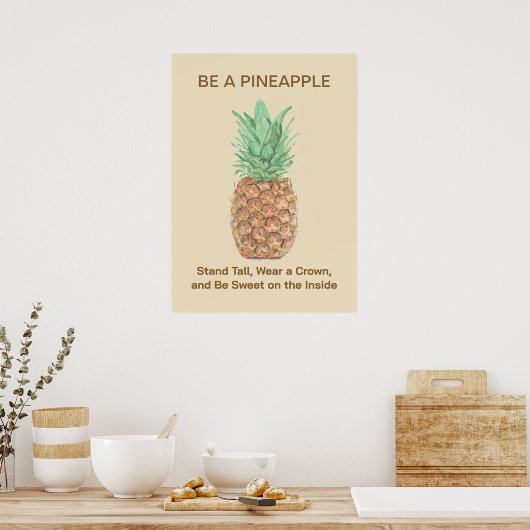 Poster Ananas (Cuisine)