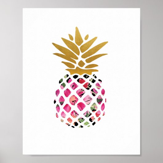 Poster Ananas - Art Print - Décor (Devant)