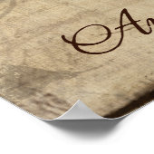 Poster Ananas Comosus - Histoire naturelle (Coin)