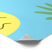 Poster Ananas délice : Tropical Fruit Print (Coin)