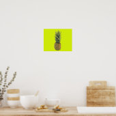 Poster Ananas doux (Cuisine)