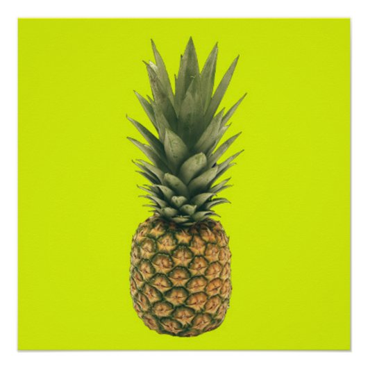Poster Ananas doux (Devant)
