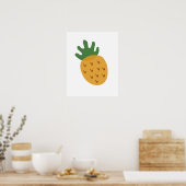 Poster Ananas FIV | Support moderne pour l'infertilité mû (Cuisine)