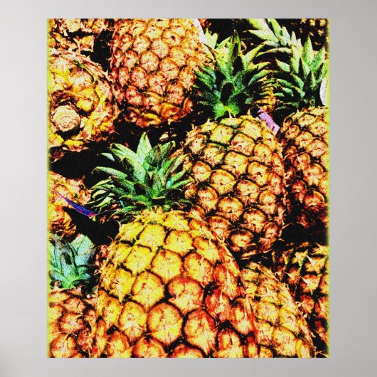 Poster "Ananas" Jolie photo. Commandez dès maintenant  (Devant)