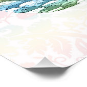 Poster Ananas Pastel Gradient ID246 (Coin)