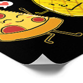 Poster Ananas PiZza Hawaiian Pizza Ananas Sur Pizza (Coin)