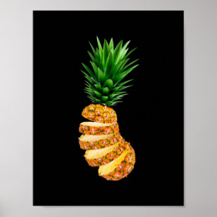 Poster Ananas tranché