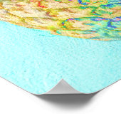 Poster Ananas Tropical (Coin)
