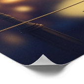 Poster Ananas Unicycling (Coin)