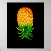 Poster Ananas vers le bas (Devant)