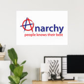 Poster Anarchie (Bureau à domicile)