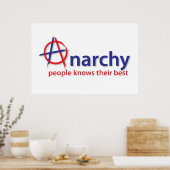 Poster Anarchie (Cuisine)