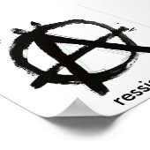 Poster anarchie, résistance (Coin)