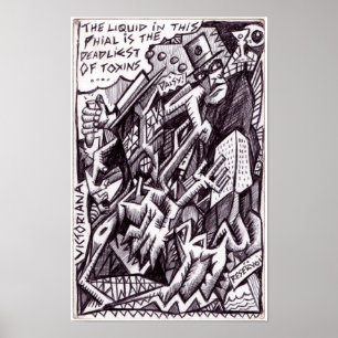 Poster Anarchiste en liberté par Brian Benson