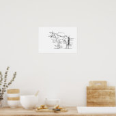 Poster ANATOMIE 19 x 13 Imprimer (Cuisine)