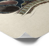 Poster Anatomie abdominale humaine Vintage Imprimer (Coin)