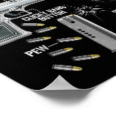 Poster Anatomie Amusante D'Une Pewing-Pew - Ammo Gun - Am (Coin)