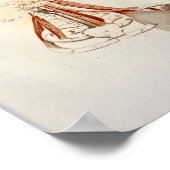 Poster Anatomie de la colonne cervicale du cou (Coin)