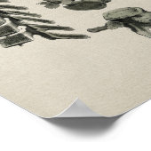 Poster Anatomie de la colonne vertébrale humaine Impressi (Coin)