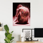 Poster Anatomie de la souffrance (Bureau à domicile)