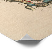 Poster Anatomie de l'artère interne humaine 1841 Imprimer (Coin)