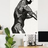 Poster Anatomie de l'homme 4 (Bureau à domicile)