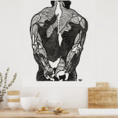 Poster Anatomie de l'homme 5 (Cuisine)