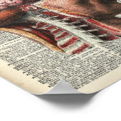 Poster Anatomie du cerveau humain (Coin)