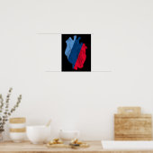 Poster Anatomie du coeur de puissance BMW M (Cuisine)