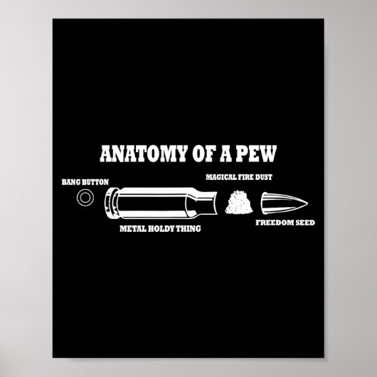 Poster Anatomie d'un banc - blague graphique de balle drô (Devant)