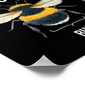 Poster Anatomie D'Un Bumblebee Drôle Humour Sarcastique C (Coin)