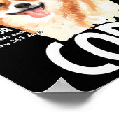 Poster Anatomie D'Un Corgi Pour Amoureux de les chiens (Coin)