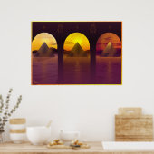 Poster Anatomie d'un coucher de soleil (Cuisine)