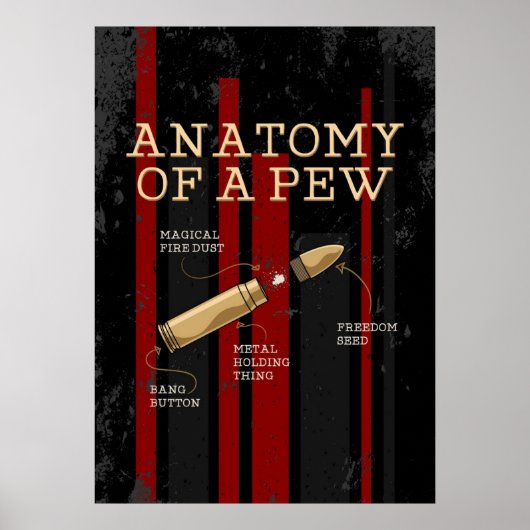 Poster Anatomie D'Un Propriétaire De Pew Gun (Devant)