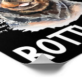 Poster Anatomie D'Un Rottweiler Pour Les Amoureux de les (Coin)