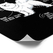 Poster Anatomie d'un Samoyé pour quatre maman Papa aime l (Coin)