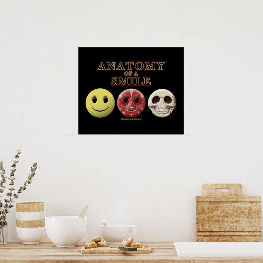 Poster Anatomie d'un sourire (Cuisine)