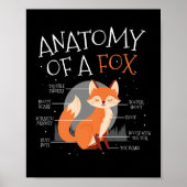 Poster Anatomie D'Une Forêt De Fox Mmite Fox Animal (Devant)