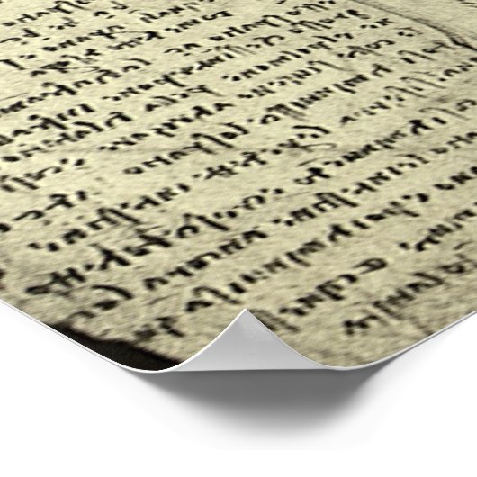 Poster Anatomie humaine Muscles masculins par Leonardo da (Coin)