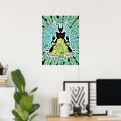 Poster Anatomie secrète d'un hamster spatial v2 (Bureau à domicile)