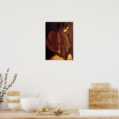 Poster Anatomie/Squelette de l'affiche arrière féminine (Cuisine)