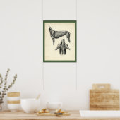 Poster Anatomie vétérinaire du chien (Cuisine)