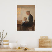 Poster Ancher intérieur mère et enfant (Cuisine)