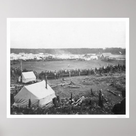 Poster Anchorage, Alaska Baseball 1915 (Devant)